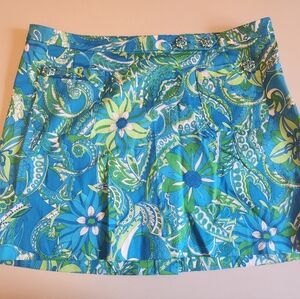 Stephanie Beare, size 10, blue and green floral